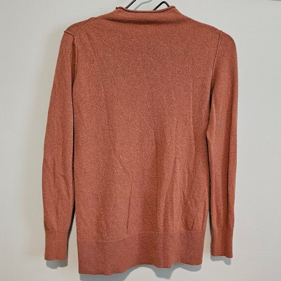 Women’s Banana Republic Italian Wool Cashmere Blend Rust Top, XS - Picture 3 of 9